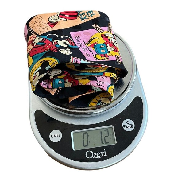 Vtg Mickey Inc Novelty Neck Tie Silk Mickey‎ Mouse Hong Kong Poster Design - Picture 5 of 5